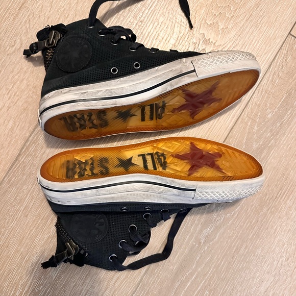 Converse X John Varvatos high tops. Intentional distressing size 6M 8W. - Picture 11 of 13